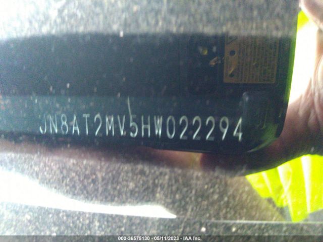 JN8AT2MV5HW022294 Nissan Rogue Sl