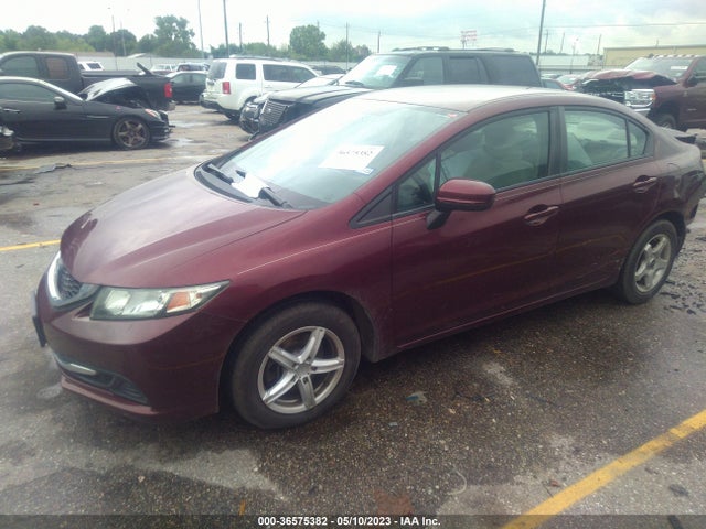 Honda Civic Sedan Lx 2014 19XFB2F58EE069603 Image 2