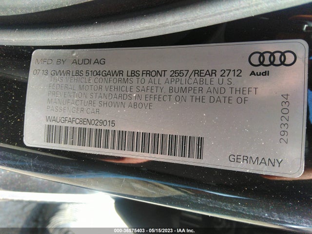 WAUGFAFC8EN029015 Audi A6 2.0t Premium Plus