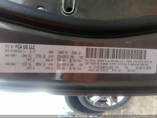 3C4PDCGB8HT618953 Dodge Journey Crossroad Plus