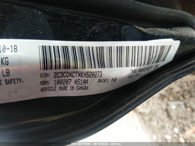 2C3CDXCTXKH520273 Dodge CHARGER R/T