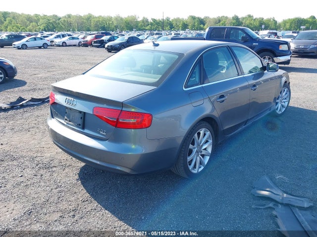 2013 AUDI A4 PREMIUM PLUS VIN: WAUFFAFL1DN048791