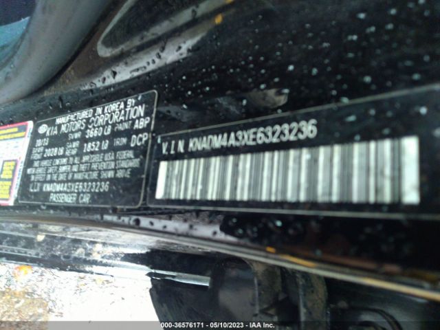KNADM4A3XE6323236 KIA RIO LX