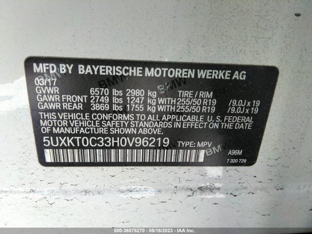 BMW X5 Xdrive40e Iperformance 2017 5UXKT0C33H0V96219 Image 9