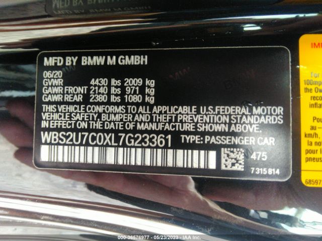 WBS2U7C0XL7G23361 BMW M2 Competition