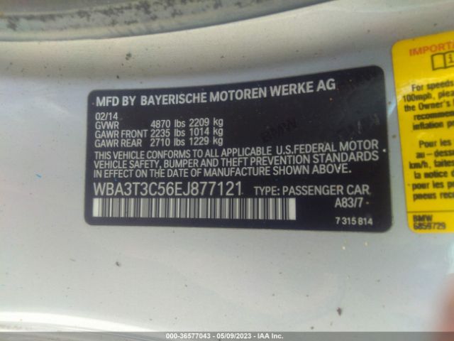 WBA3T3C56EJ877121 BMW 4 Series 435i