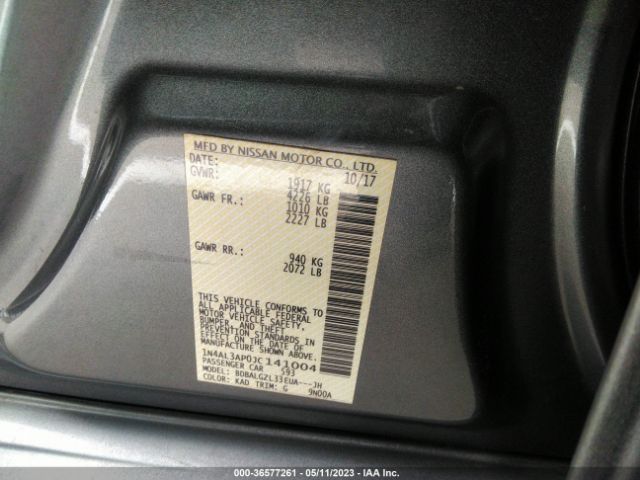 1N4AL3AP0JC141004 Nissan Altima 2.5 S