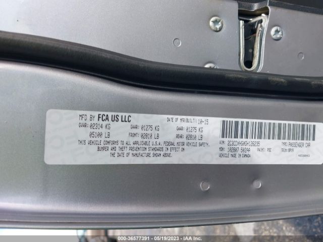 2C3CDXHG0GH126235 Dodge Charger Sxt