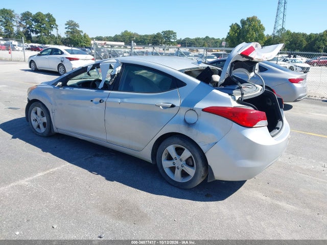 2012 Hyundai Elantra Gls მანქანა იყიდება აუქციონზე, vin: KMHDH4AE1CU281651, აუქციონის ნომერი: 36577417