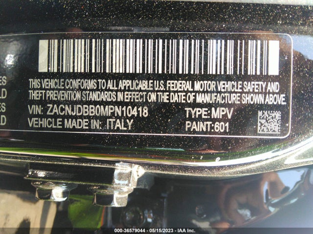 ZACNJDBB0MPN10418 Jeep Renegade Latitude