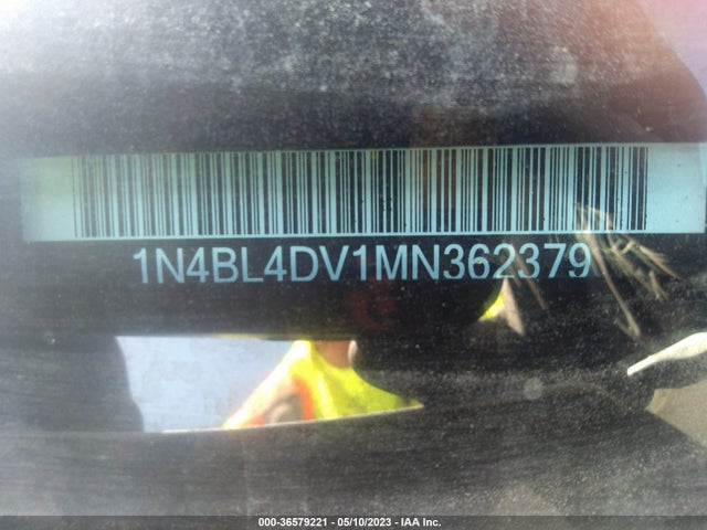 2021 NISSAN ALTIMA 2.5 SV VIN: 1N4BL4DV1MN362379