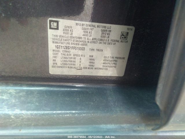 1GT11ZEG1FF519303 GMC Sierra 2500hd Slt