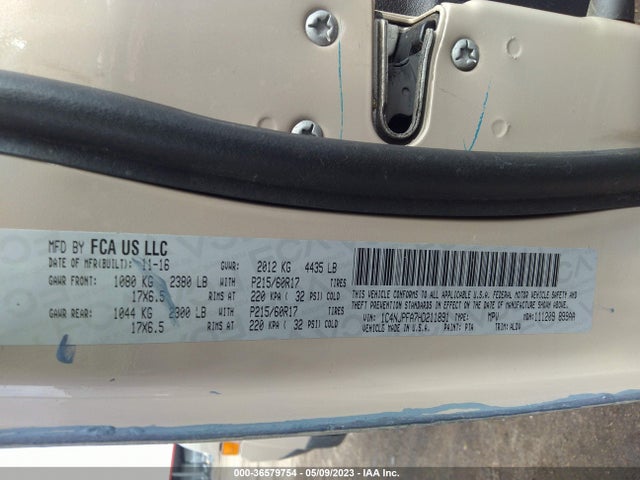 1C4NJPFA7HD211891 Jeep Patriot High Altitude