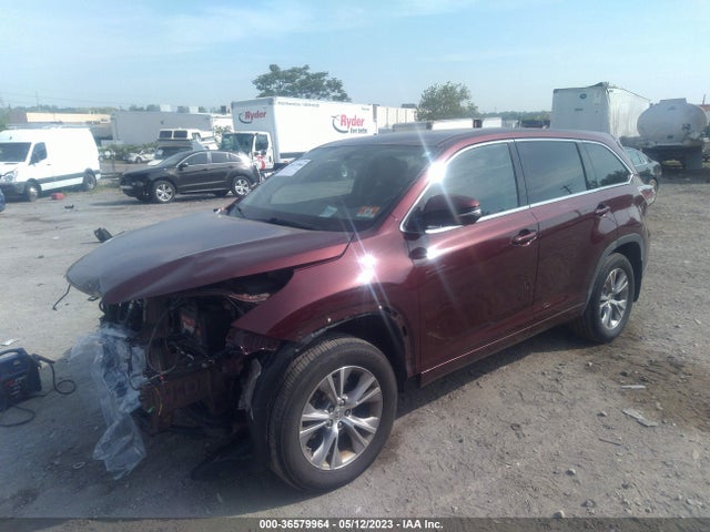 Toyota Highlander Le 2015 5TDBKRFH9FS079646 Image 2