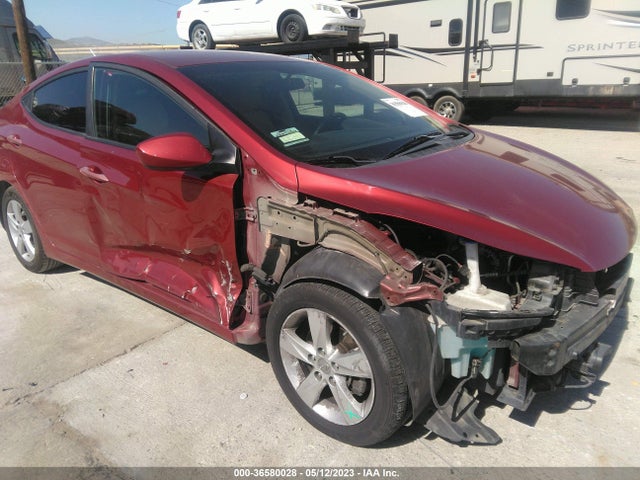 2013 HYUNDAI ELANTRA GLS PZEV VIN: 5NPDH4AE2DH391799
