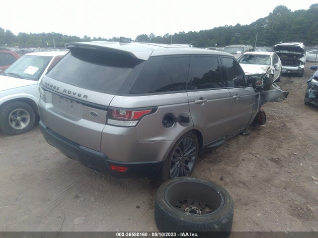 2017 LAND ROVER RANGE ROVER SPORT VIN: SALWR2FE5HA160890