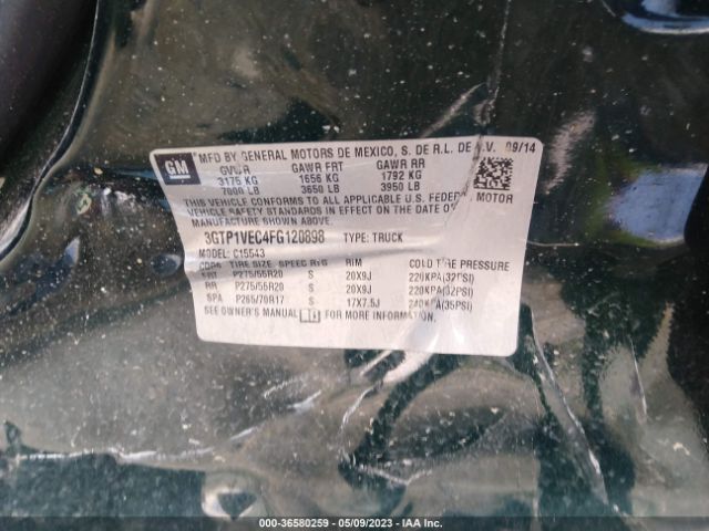 3GTP1VEC4FG120898 GMC Sierra 1500 Slt