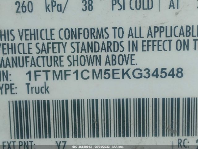 1FTMF1CM5EKG34548 Ford F-150 Xl/xlt/stx