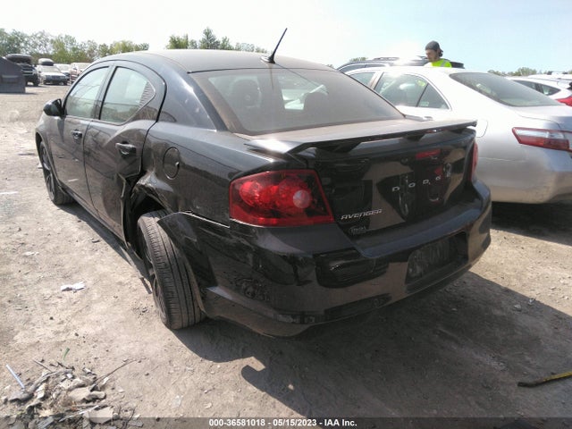 2013 DODGE AVENGER SXT VIN: 1C3CDZCB1DN620260