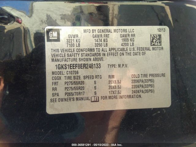1GKS1EEF8ER248133 GMC YUKON DENALI