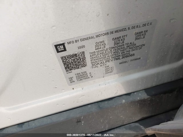 2021 GMC TERRAIN SLT VIN: 3GKALPEV7ML309065