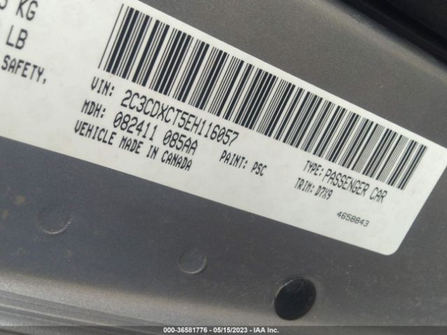 2C3CDXCT5EH116057 Dodge Charger Rt