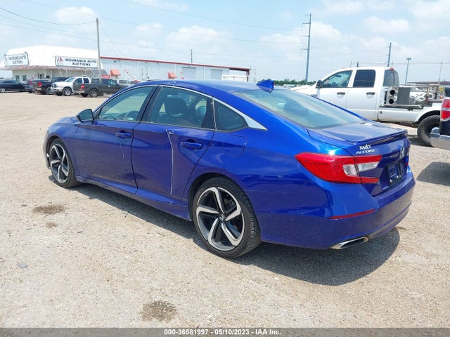 2019 HONDA ACCORD SEDAN SPORT 1.5T VIN: 1HGCV1F30KA037036