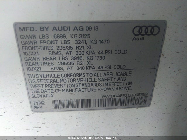 WA1DGAFE3ED005869 Audi Q7 3.0t S Line Prestige