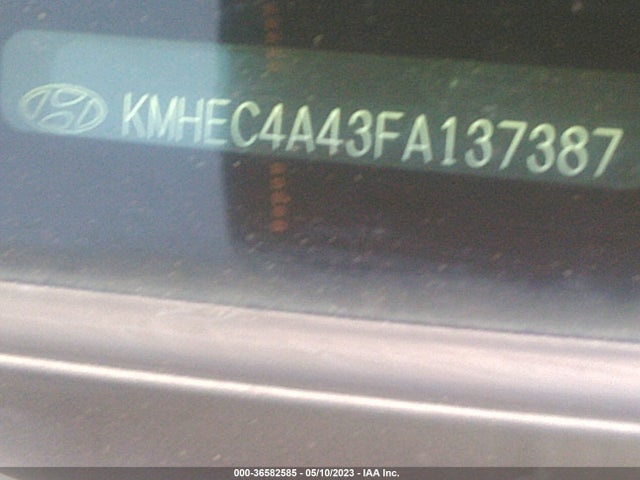 Hyundai SONATA HYBRID 2015 KMHEC4A43FA137387 Image 9
