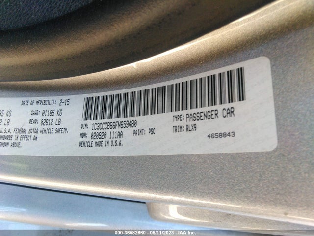 1C3CCCBB6FN659480 Chrysler 200 S