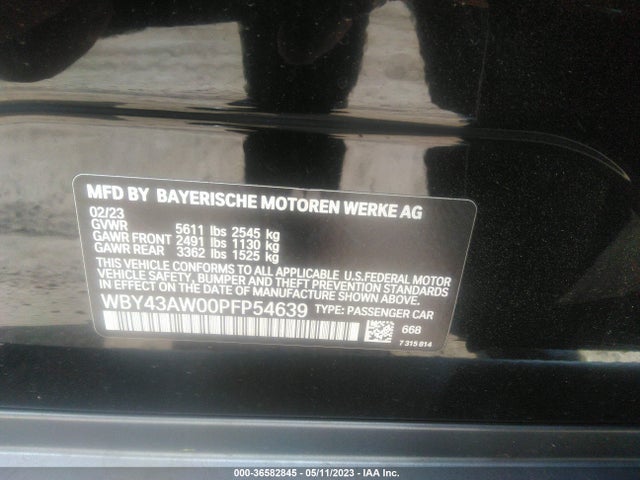 BMW I4 Edrive35 2023 аукцион фото