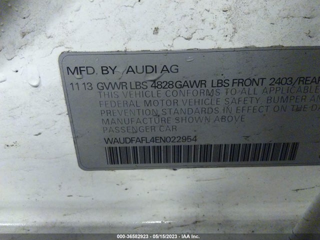 WAUDFAFL4EN022954 Audi A4 PREMIUM