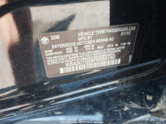 WBA3C1G58FNR50160 BMW 3 Series 328i