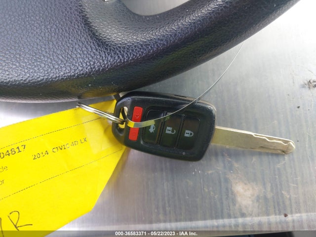 Honda Civic Sedan Lx 2014 2HGFB2F51EH547656 Image 3