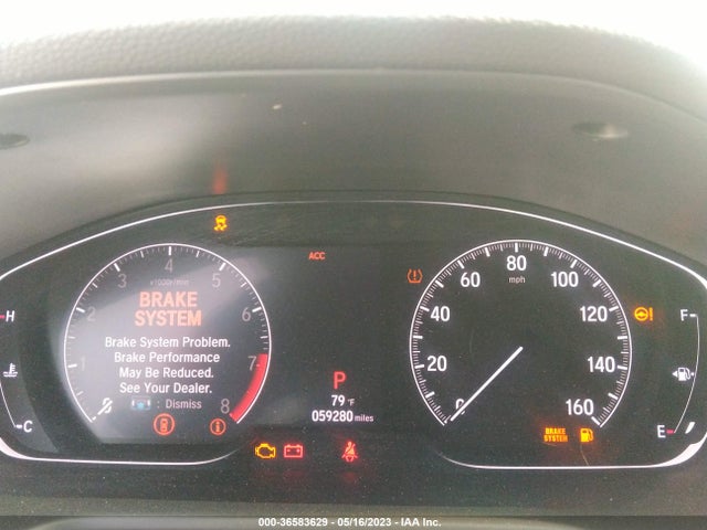 2019 HONDA ACCORD SEDAN TOURING 2.0T VIN: 1HGCV2F9XKA012249