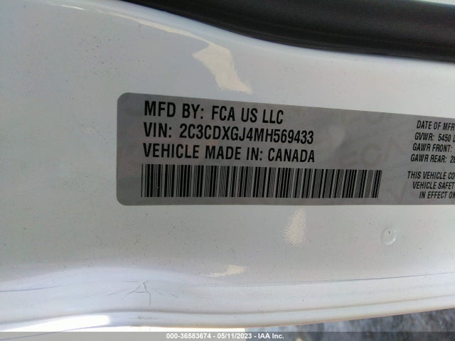 Dodge Charger Scat Pack 2021 2C3CDXGJ4MH569433 Image 9