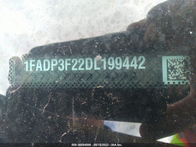 2013 FORD FOCUS SE VIN: 1FADP3F22DL199442