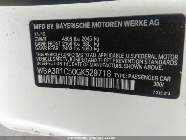 WBA3R1C50GK529718 BMW 4 Series 435i