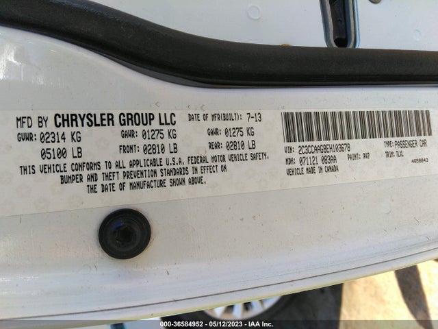 Chrysler 300 2014 2C3CCAAG8EH103678 Image 9