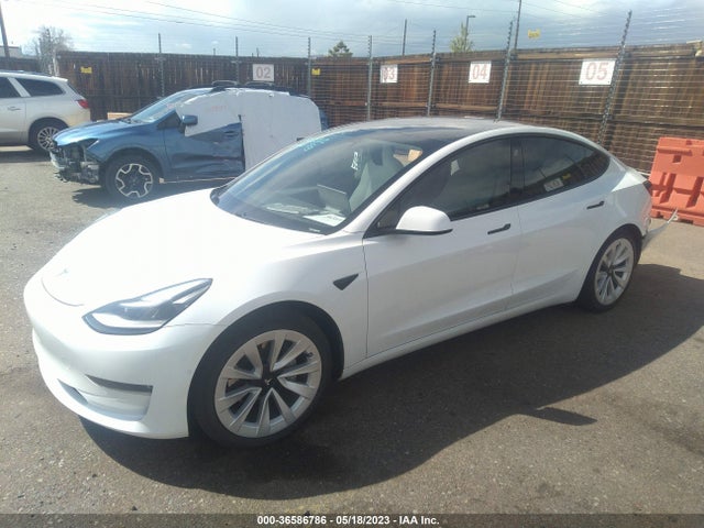 Tesla Model 3 Long Range 2021 5YJ3E1EB9MF045850 Image 2