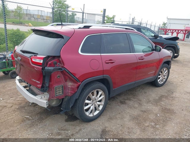 2016 JEEP CHEROKEE LIMITED VIN: 1C4PJMDB2GW240026