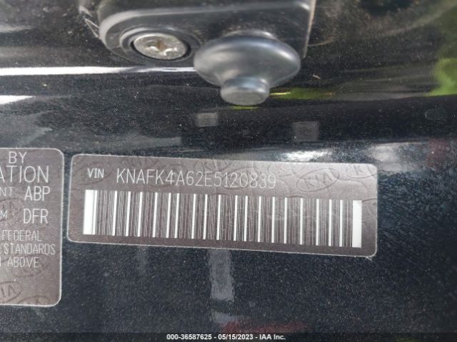 KNAFK4A62E5120839 KIA FORTE LX