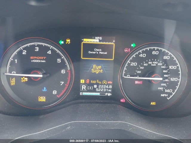 2020 SUBARU FORESTER SPORT VIN: JF2SKAMC3LH609135