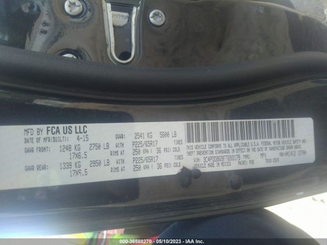 3C4PDDBG9FT693179 Dodge Journey Sxt