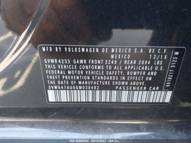 Volkswagen Golf Gti Autobahn W 2016 3VW547AU0GM038482 Image 10