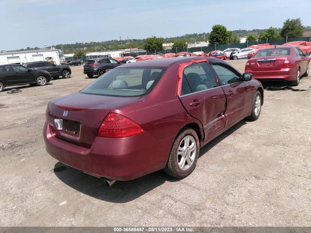 2006 HONDA ACCORD SDN LX SE VIN: 1HGCM56386A122674