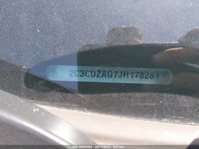 2C3CDZAG7JH178281 Dodge Challenger Sxt