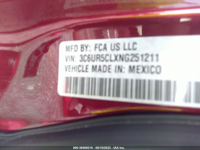 3C6UR5CLXNG251211 RAM 2500 Tradesman