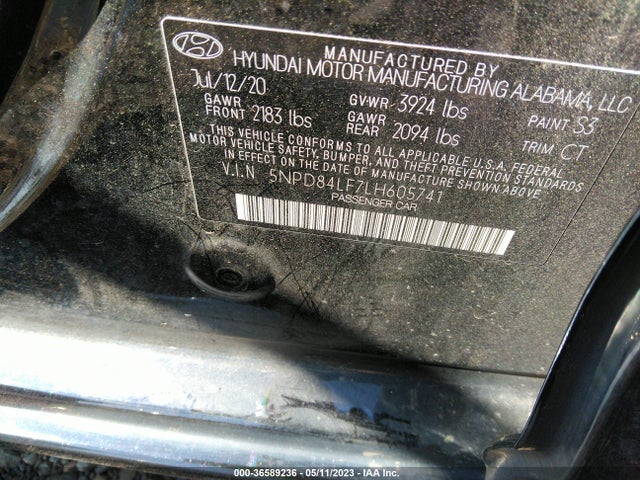 Hyundai Elantra Value Edition 2020 5NPD84LF7LH605741 Image 9