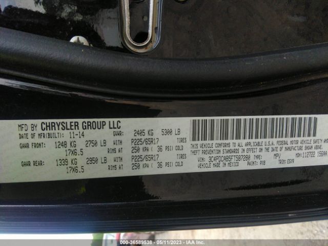3C4PDCAB5FT587280 Dodge Journey American Value Pkg